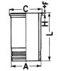 KOLBENSCHMIDT 89409110 Cylinder Sleeve